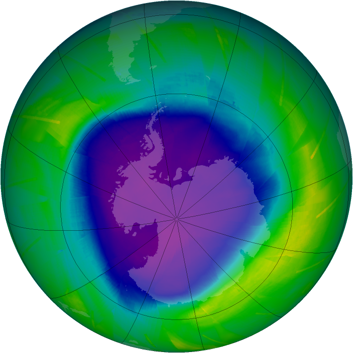 Ozone Map 2009-09-29